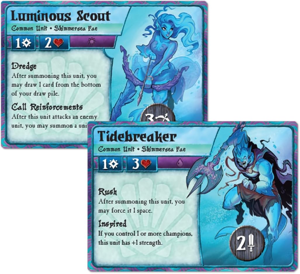 Plaid Hat Games | Summoner Wars Shimmersea FAE Faction Deck | Kaartspel | Uitbreiding | Vanaf 9 Jaar