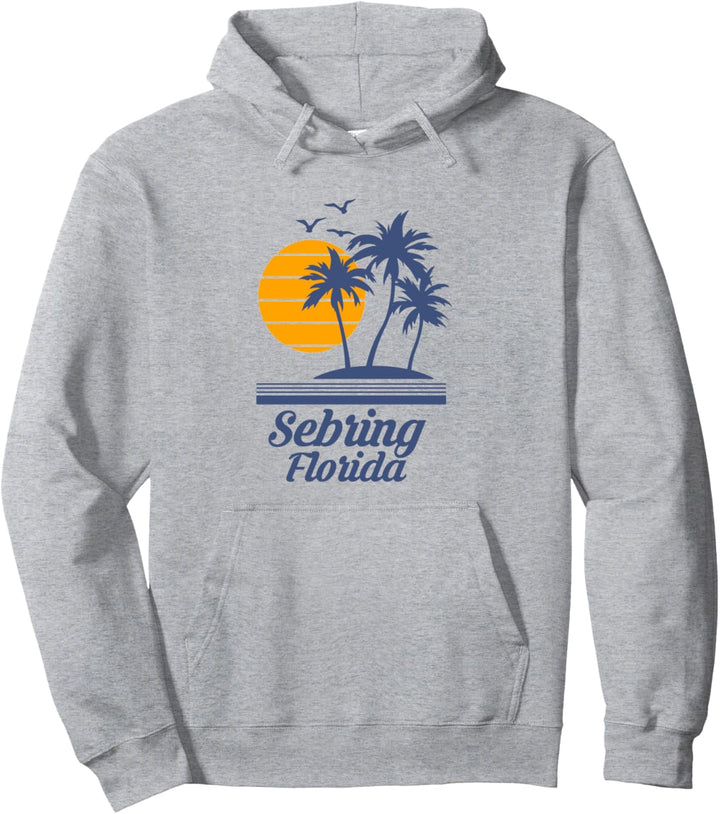 Sebring Beach Florida FL Tourist City Pullover Hoodie