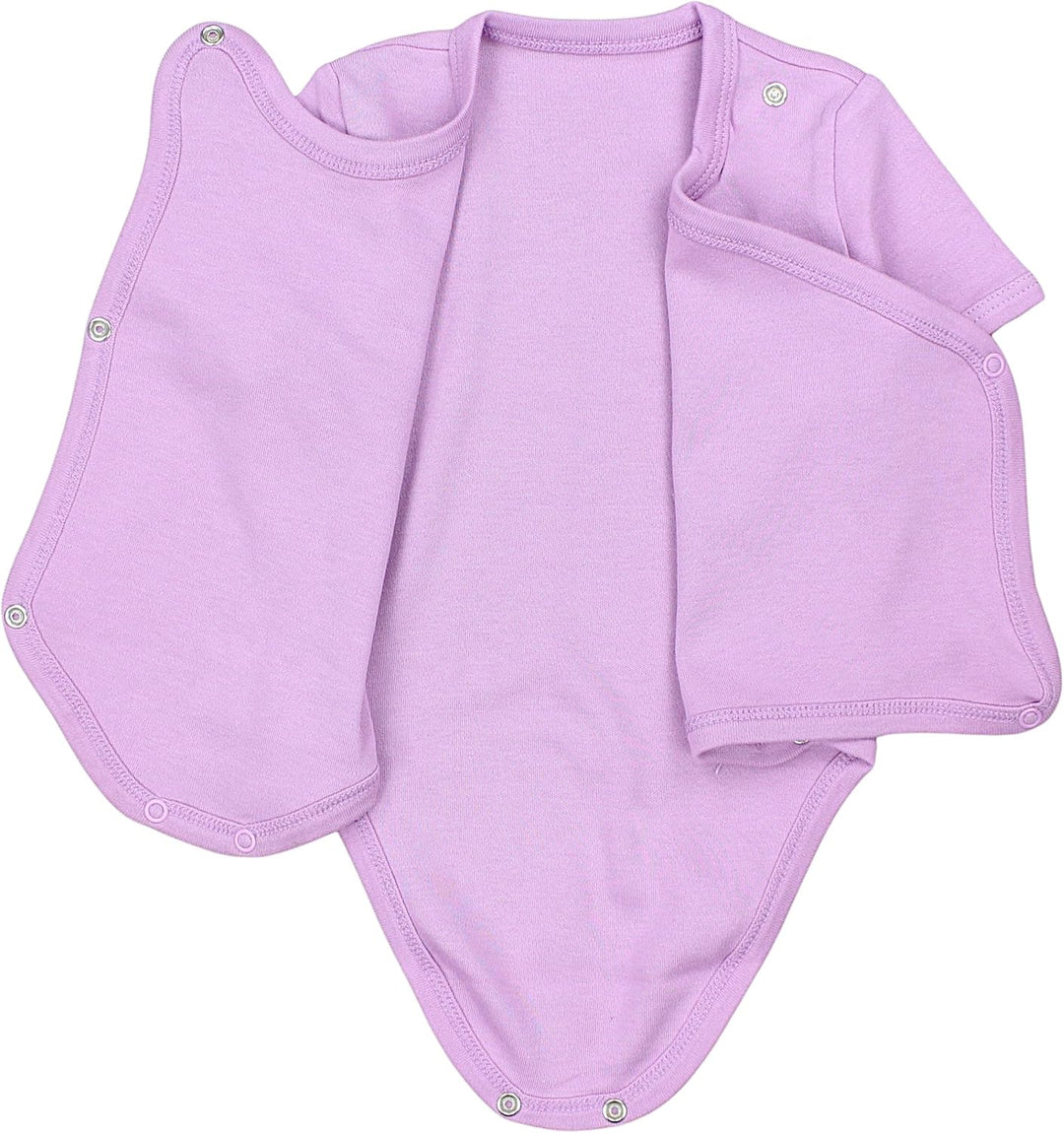 TupTam Baby Body Mädchen 5er Set – Kurzarm Wickelbody aus Baumwolle mit Print, Atmungsaktiv und Haut