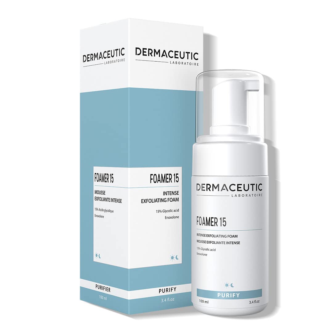 Dermaceutic Foamer 15 – sanfter schäumender Reiniger – aufhellende Gesichtswäsche – Peeling-Reiniger