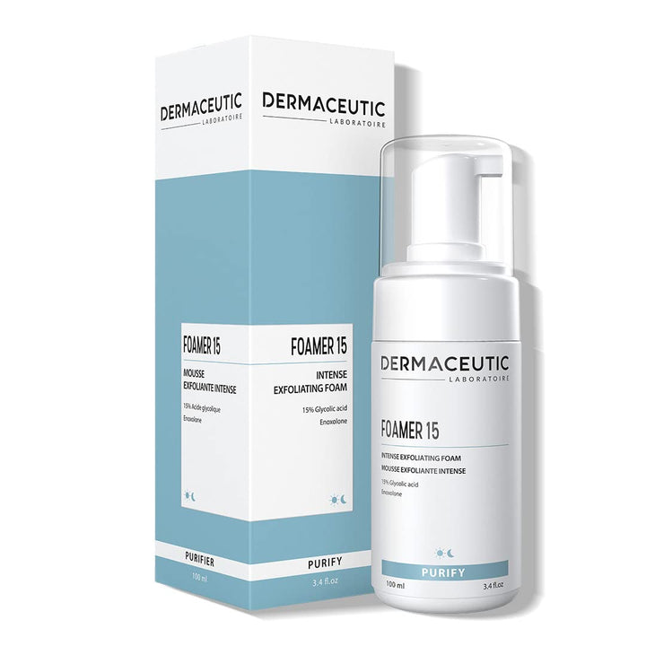 Dermaceutic Foamer 15 – sanfter schäumender Reiniger – aufhellende Gesichtswäsche – Peeling-Reiniger