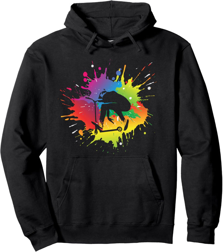 Scooter Stunt Tretroller Geschenk Pullover Hoodie