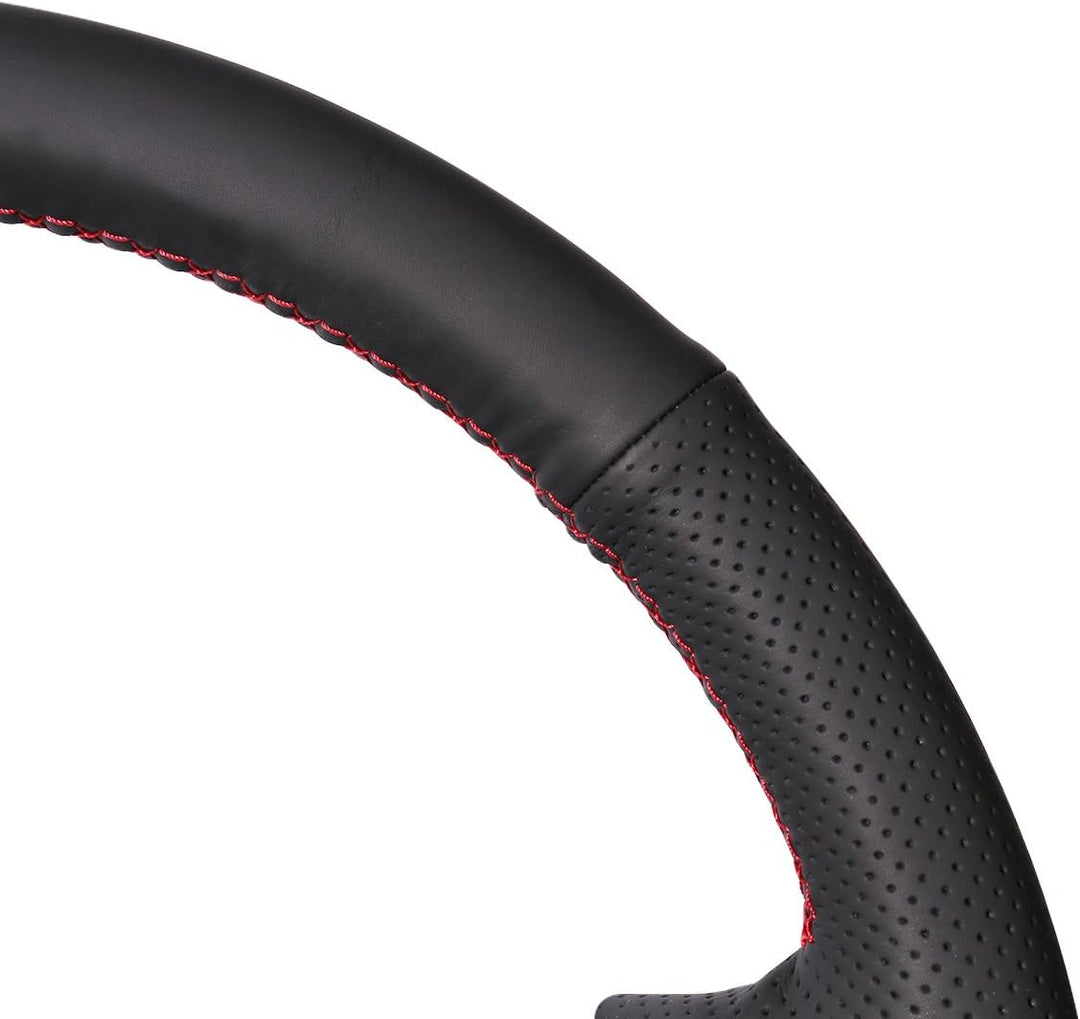 MEWANT Hand Nähen Echtes Leder Auto Lenkradhülle Lenkradbezug für W639 Viano 2006-2011 / Vito 2010-2