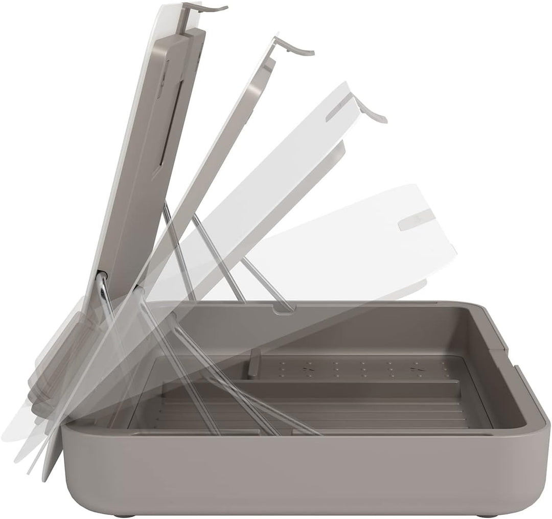 Dataflex Bento® Ergonomische Toolbox 900 Weiss - Laptop-Halter, Tablet-Halter, Dokumentenhalter, Auf