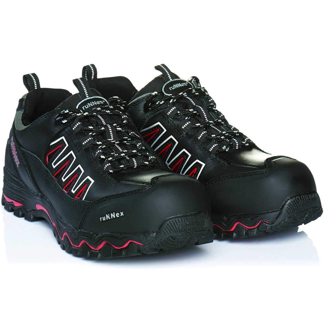 ruNNex Sicherheitsschuhe S3 LightStar extra leichte Halbschuhe Grösse 42, schwarz, 5320, 42