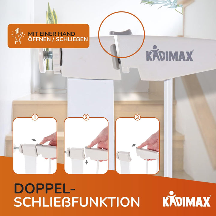 Treppenschutzgitter (Modell 2022) Erweiterung (Verlängerung) 12 cm, steckbarer Gitter Aufsatz für Tr