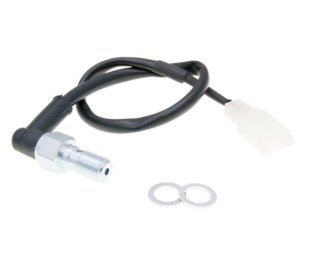 2EXTREME Bremslichtschalter hydraulisch M10x1 gewinkelt Bremszylinder kompatibel für Aprilia RS4 50