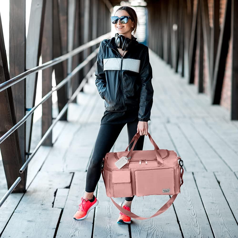 Flintronic 35L Faltbare Reisetasche Gepäcktasche Grosse Weekender Übernachtungstasche Urlaubstasche