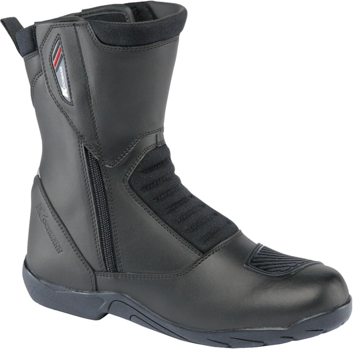 Kochmann Tourino schwarz Motorradstiefel CE Leder wasserdicht Hipora langer Reissververschluss, 39 S