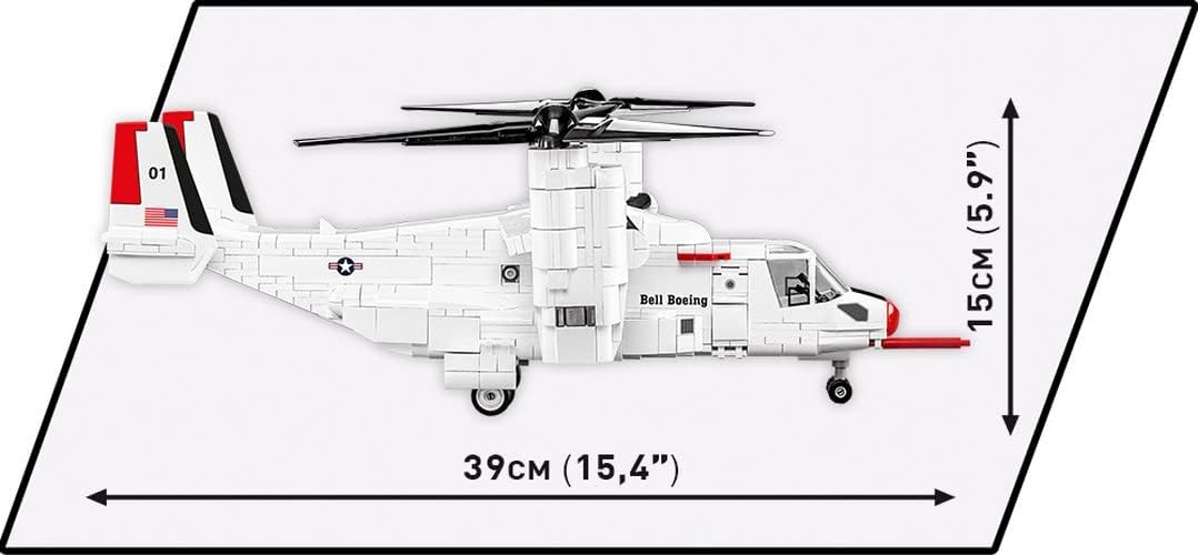COBI 5835 Armed Forces Bell Boeing V-22 Osprey, First Flight Edition Rolls-Royce Bausteine, Various