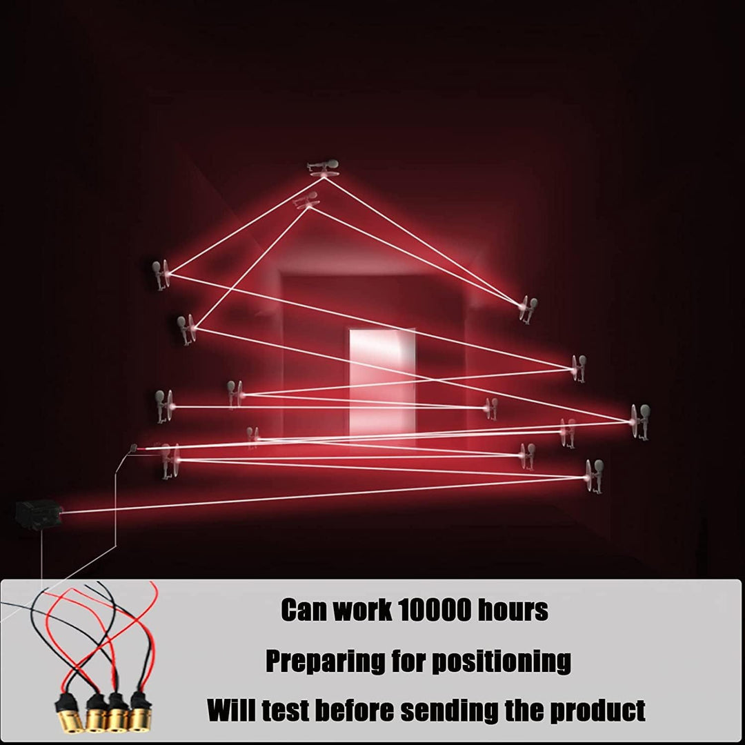 Rotes Lasermodul Gruppenmodul Industrielaser einstellbare Brennweite 6.2mm Point-10pack, Point-10pac