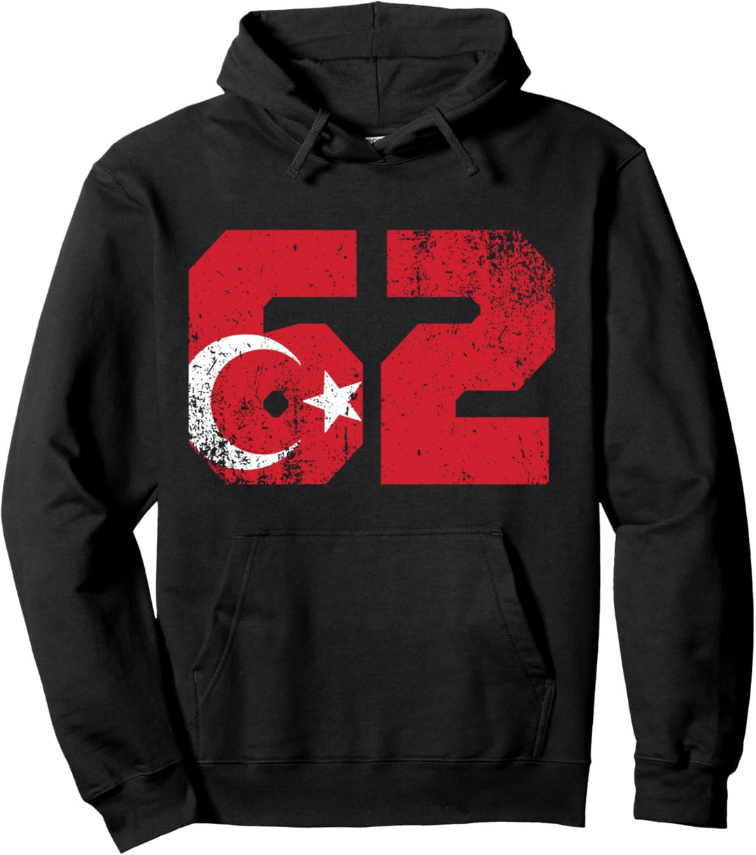 Tunceli 62 Memleket Türkei Fahne Geschenkidee Pullover Hoodie