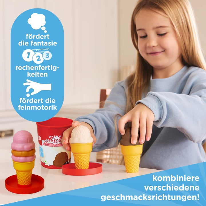 Casdon Langnese Spielzeug-Eiscreme-Set, 2er-Pack, ab 2 Jahren Eiscreme-doppelpack, Eiscreme-doppelpa