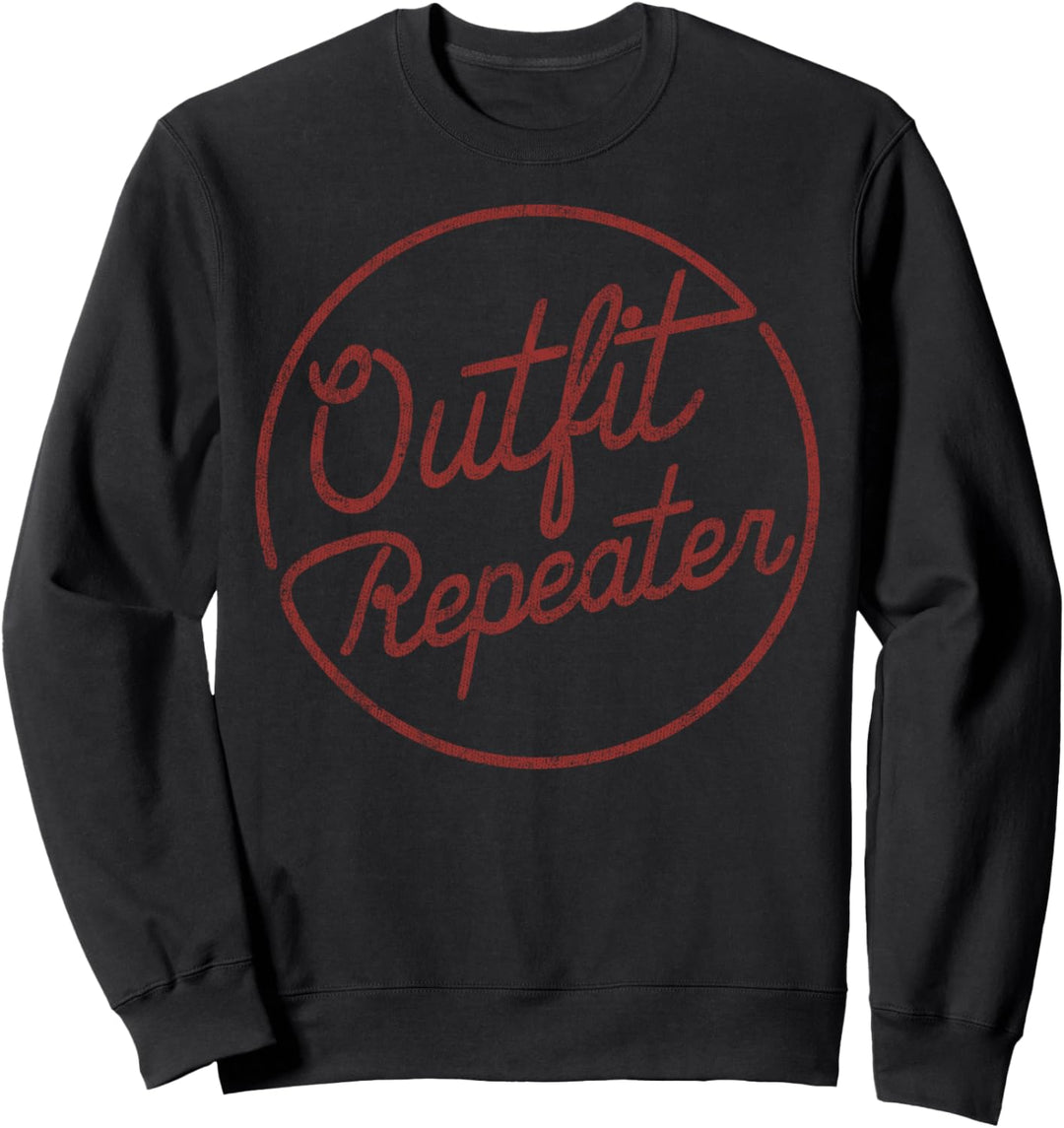 Trendy Red Circle Outfit Repeater Sweatshirt