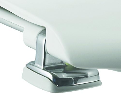 Bemis 2030CPT Torino Sta-Tite Durolux Wc-Sitz mit STA Tite-Chrom, mit Scharnieren, weiss