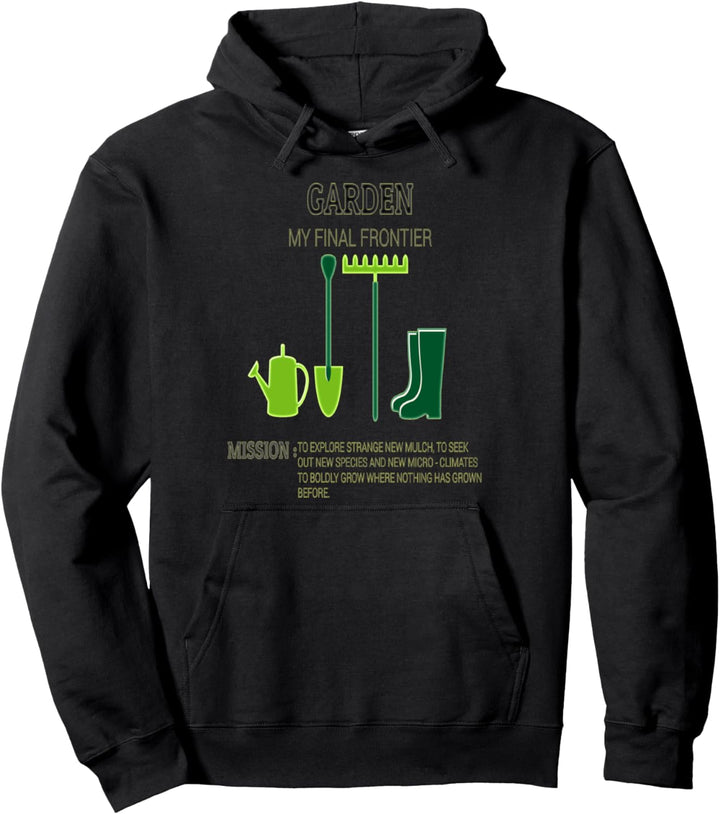 Garten meine letzte Grenze lustiges Garten-Design Pullover Hoodie