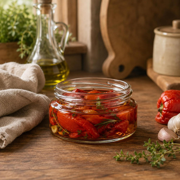 KADAX 20er Set Einmachgläser 250ml TO82 Essiggurken, Marmeladengläser Vorratsgläser Mason Jar mit Sc