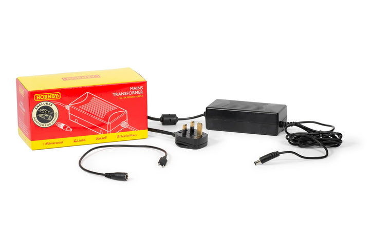 Hornby 15 V/4 Ampere Transformator (UK) + 15 V Netzteil Adapter Bundle