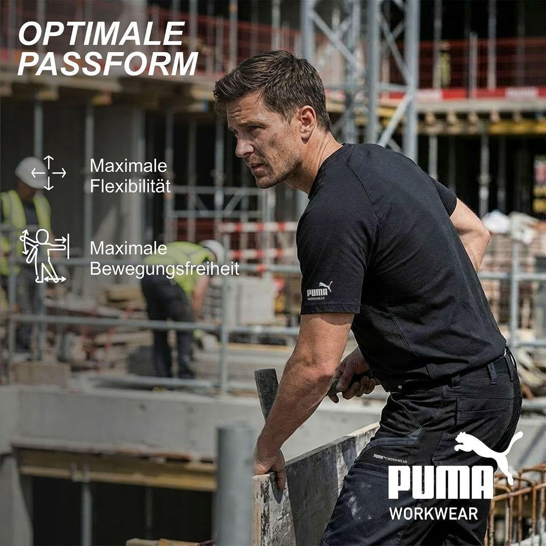 PUMA Workwear Herren Shirt aus 100% Baumwolle - Strapazierfähiges und atmungsaktives Gewebe - Bequem