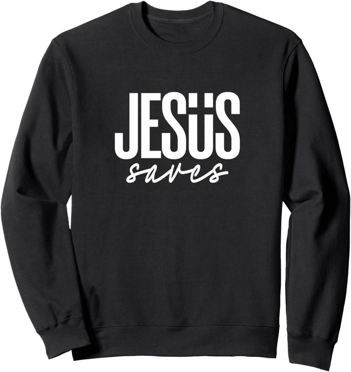 Jesus rettet Sweatshirt