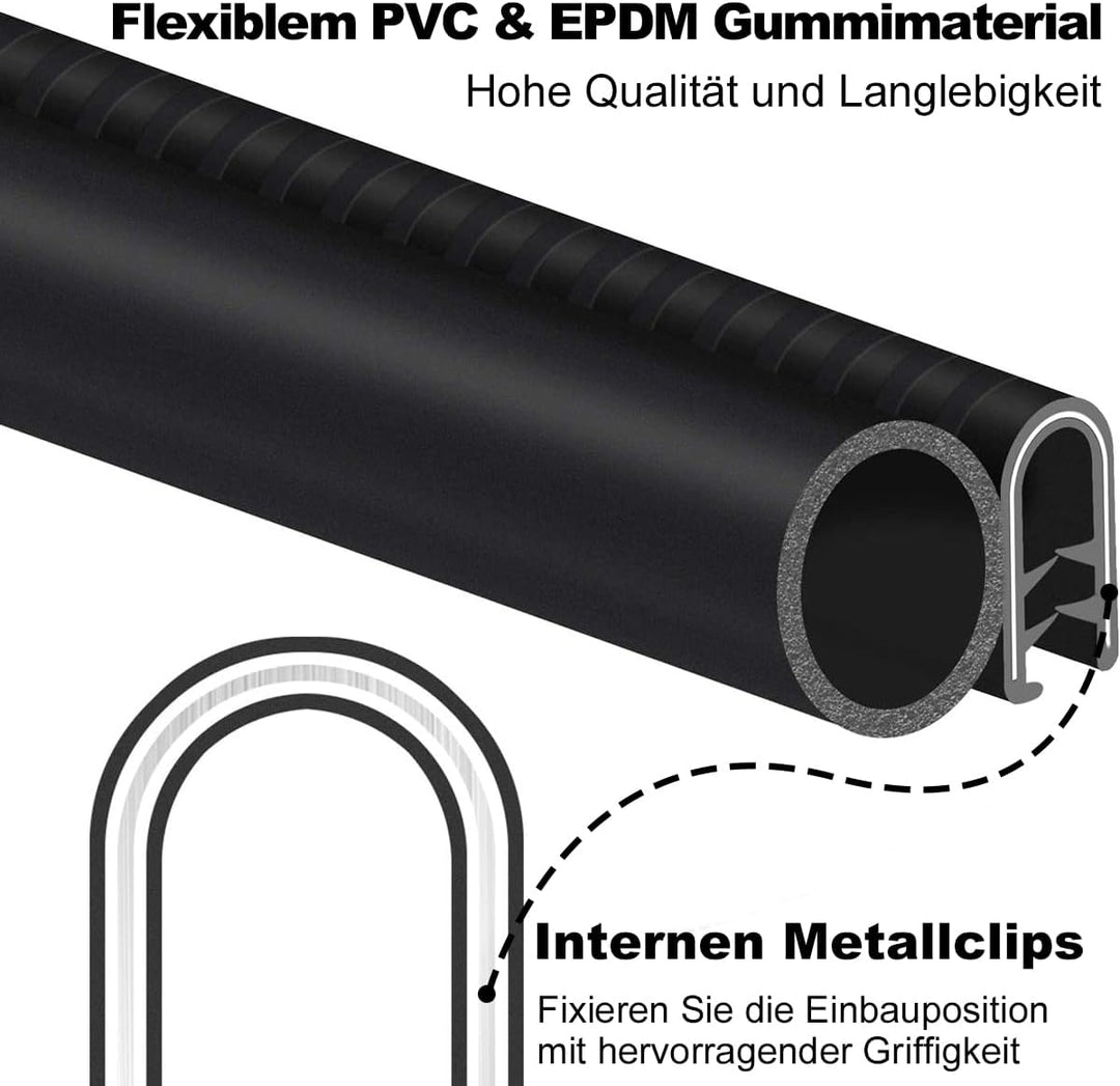 Auto Türdichtung 12 Meter Gummidichtung Türdichtungen Dichtungsprofil Universelle Schalldämmung Koff