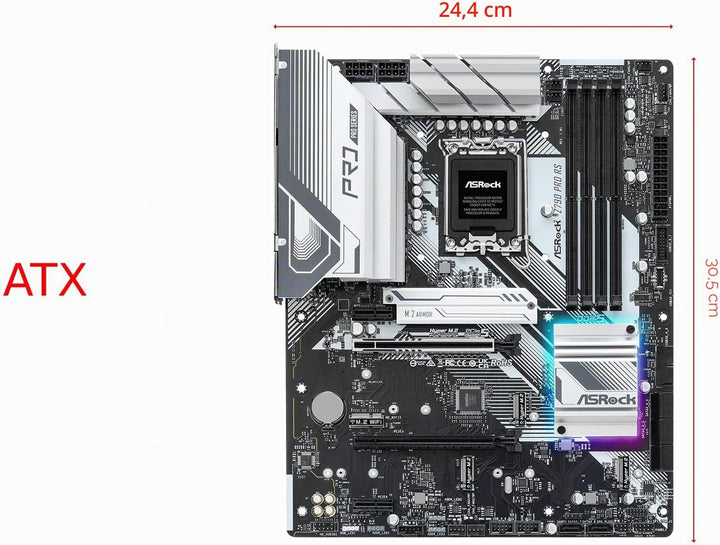 ASRock Z790 Pro RS Intel Z790 LGA 1700 ATX