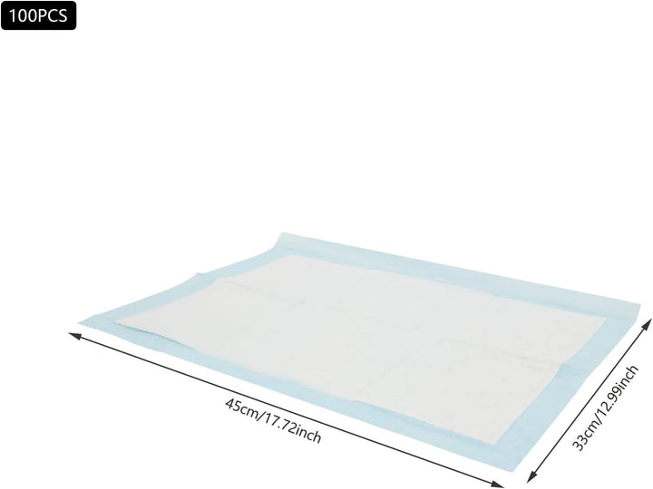Hunde Trainingspads 45x33cm – 100 Stück mit Auslaufschutz für TRAI