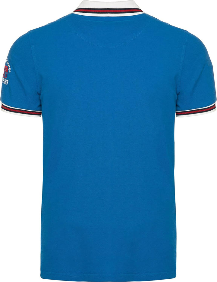 Carisma Casual Herren Poloshirt Kurzarm T-Shirt Regular Fit mit Hochwertigen Stickerei 4634 S Sachs,
