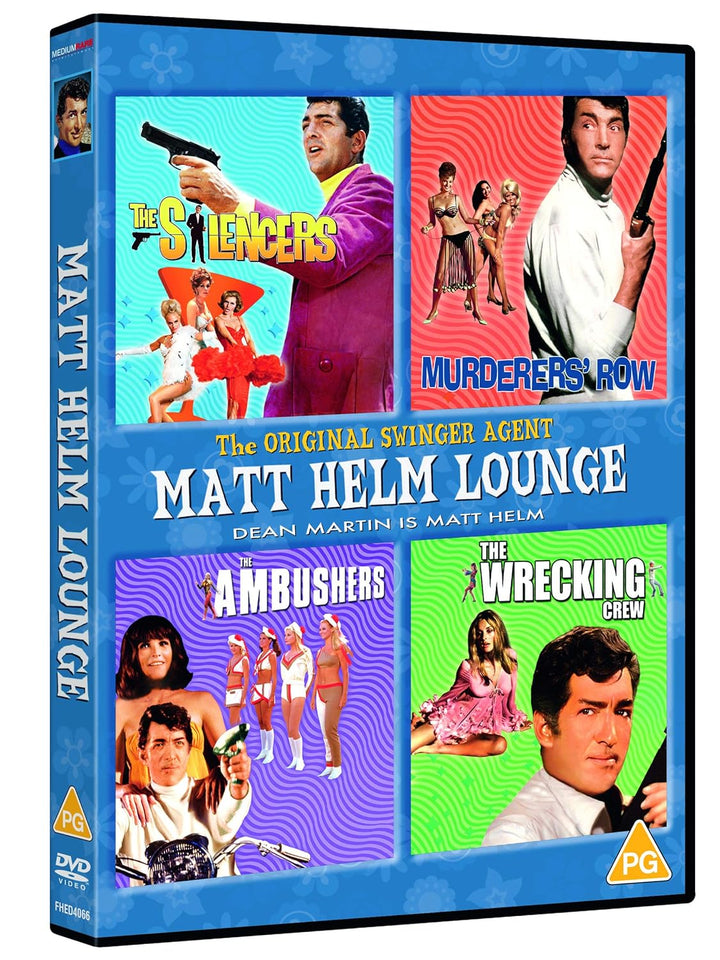 Matt Helm Lounge: The Silencers/Murderers Row/The Ambushers/The Wrecking Crew [DVD] [1966], DVD