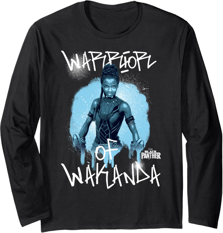 Marvel Black Panther Avengers Shuri Painted Langarmshirt