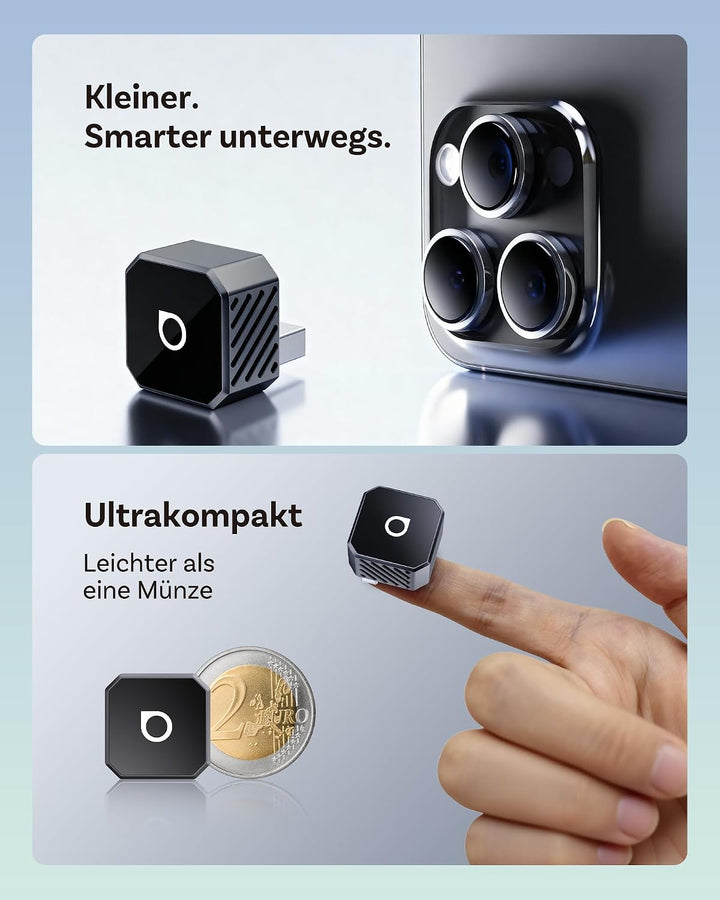 Ottocast Mini Pot, 2026 Upgrade Wireless CarPlay &amp; Android Auto Adapter