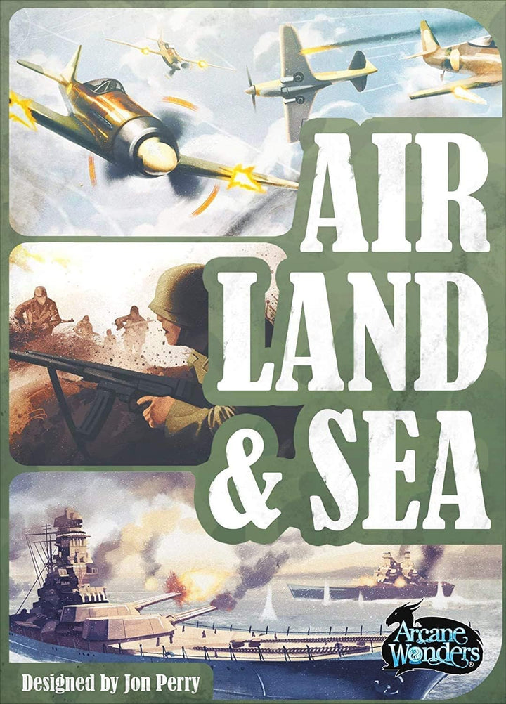 Arcane Wonders , Air Land &amp; Sea: Revised Edition, Card Game, Ages 14+, 2 Players, 20 Minutes Playing