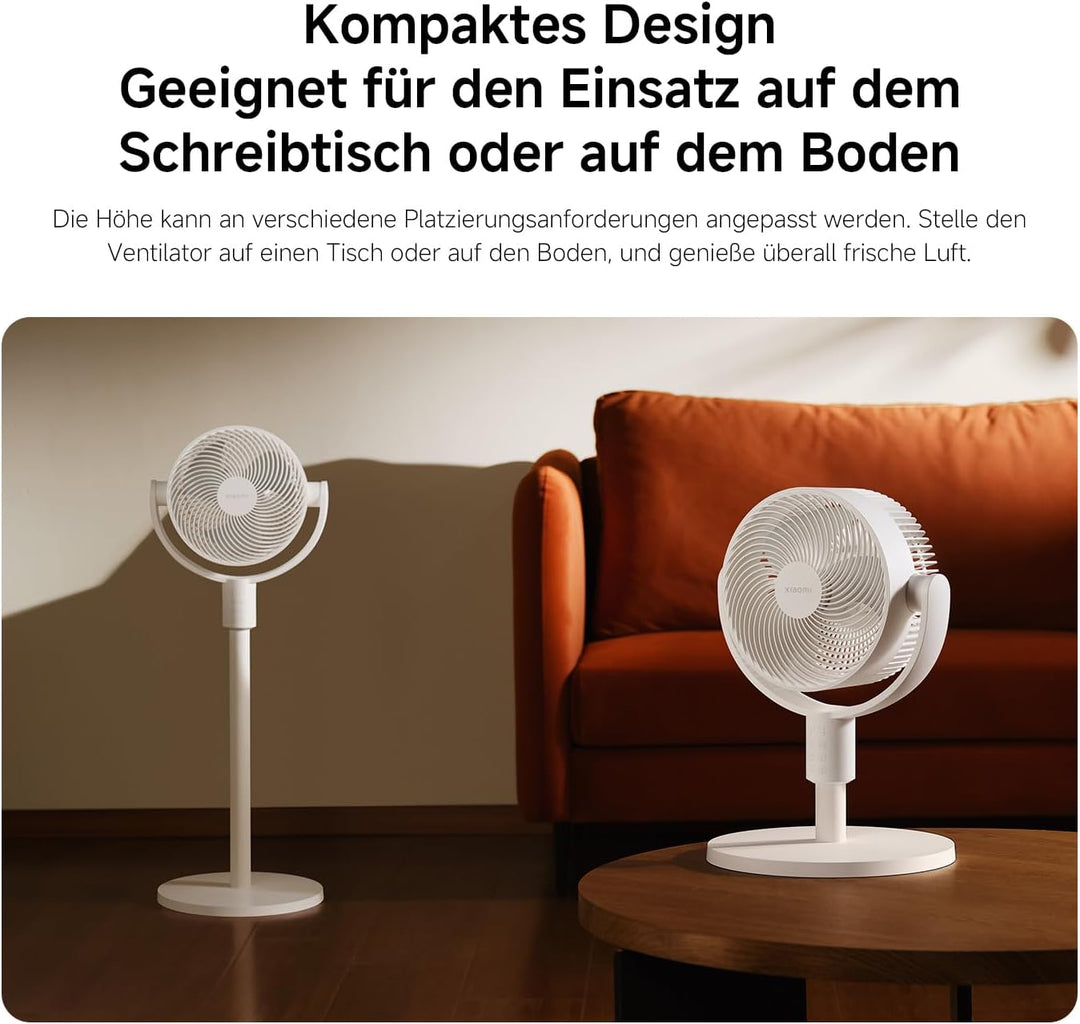XIAOMI Smart Standing Air Circulation Fan - Standventilator mit 1440m³/h und 3D-Luftverteilung, 2-in