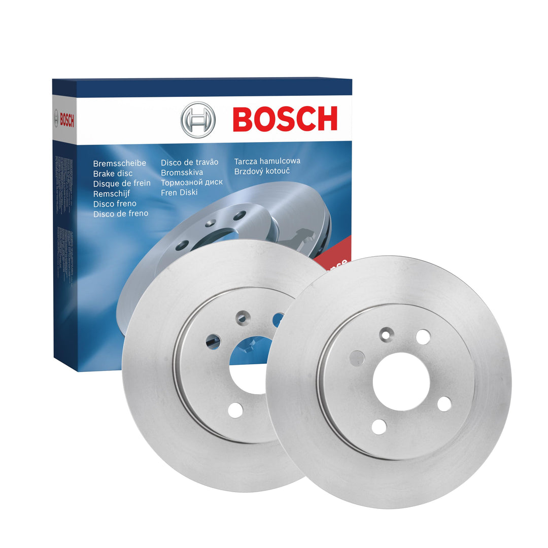 Bosch BD1080 Bremsscheiben - Hinterachse - ECE-R90 Zertifizierung - zwei Bremsscheiben pro Set
