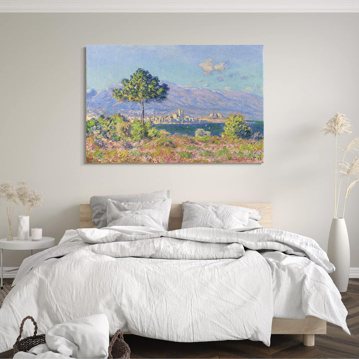 Printed Paintings Leinwand (80x60cm): Claude Monet - Antibes, vue du Plateau Notre Dame 80x60 cm, 80