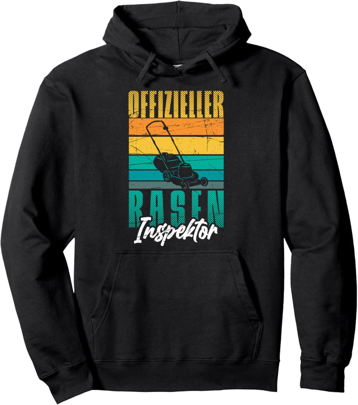 Raseninspektor Rasenflüsterer Rasenmäher Hobbygärtner Garten Pullover Hoodie