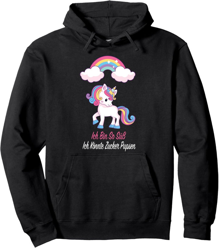 Ich Bin So Süss Ich Könnte Zucker Pupsen Einhorn Pullover Hoodie