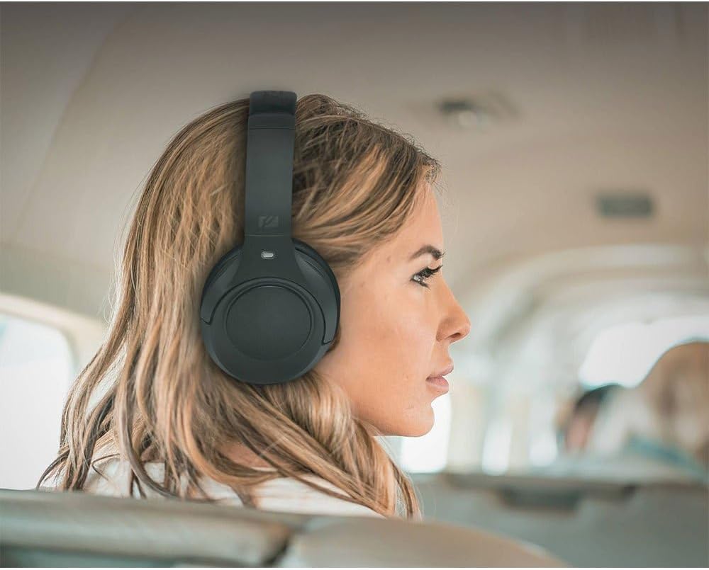 MUSE M-295 ANC Bluetooth-Stereo-Headset mit ANC-Canceller, Over-Ear, doppeltes integriertes Mikrofon