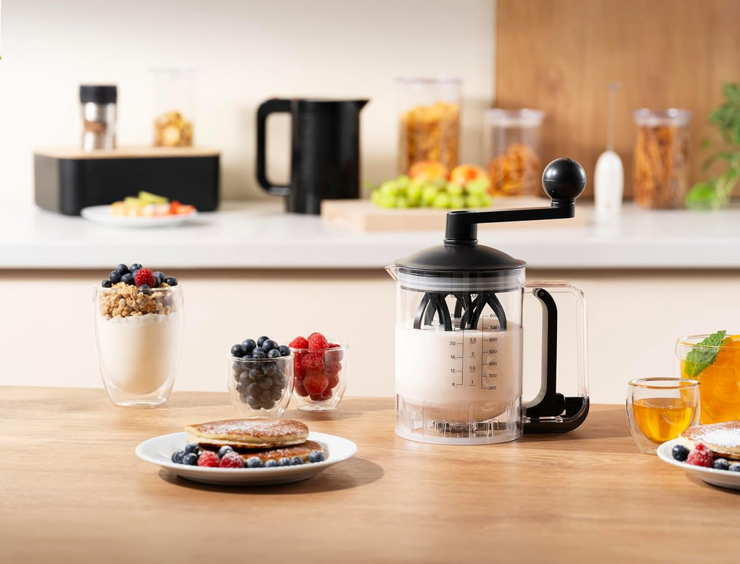 Bodum Pancake Teigmixer &amp; Spender BISTRO Weiss – Integrierte Messfunktion – Einfaches Ausgiessen, Ro