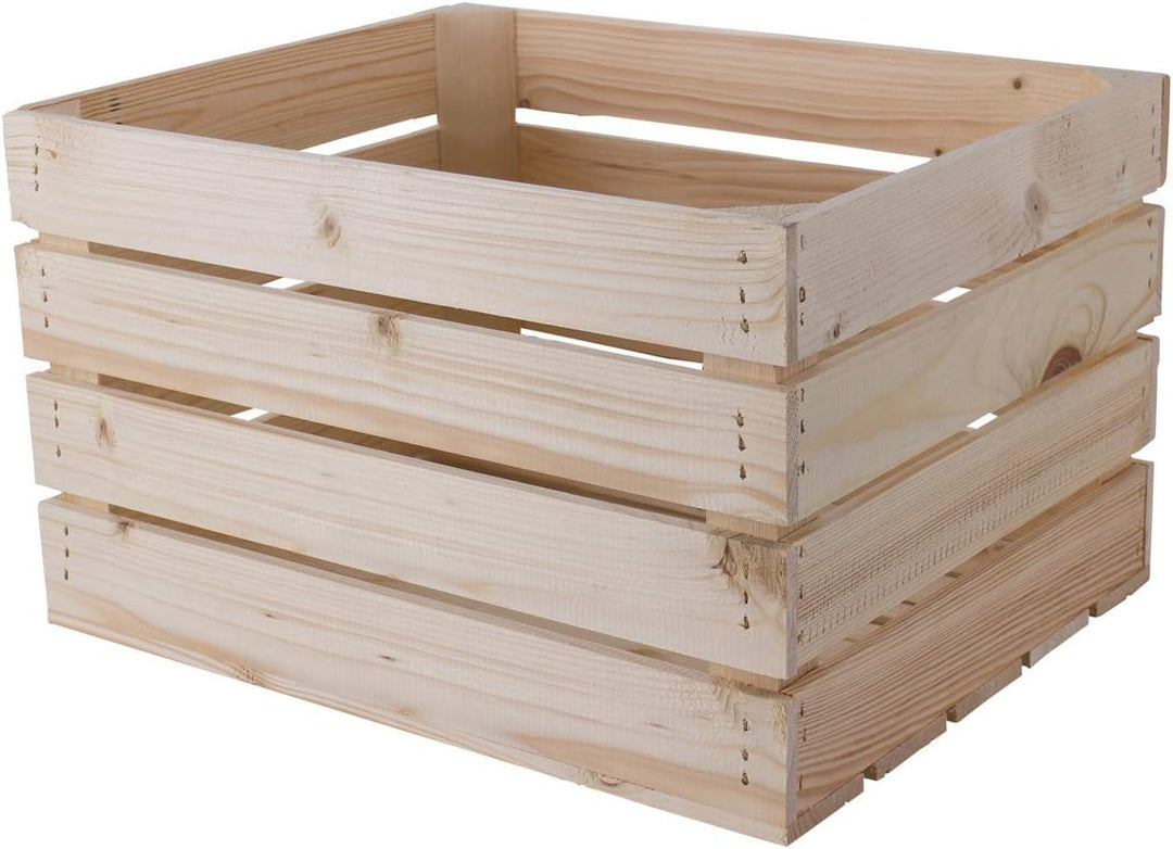 4er Set - Apfelkisten neu natur 50x40x30cm