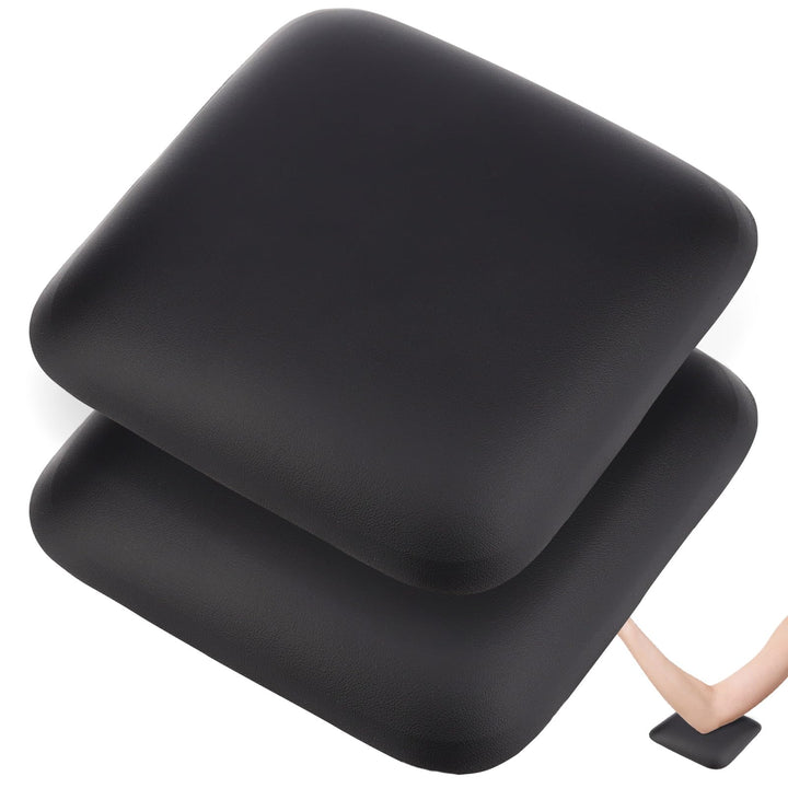2 Stück Nagel Armlehne, EBANKU Quadratisch Weiches Mikrofaser Leder Handauflage Ellenbogenauflage Po