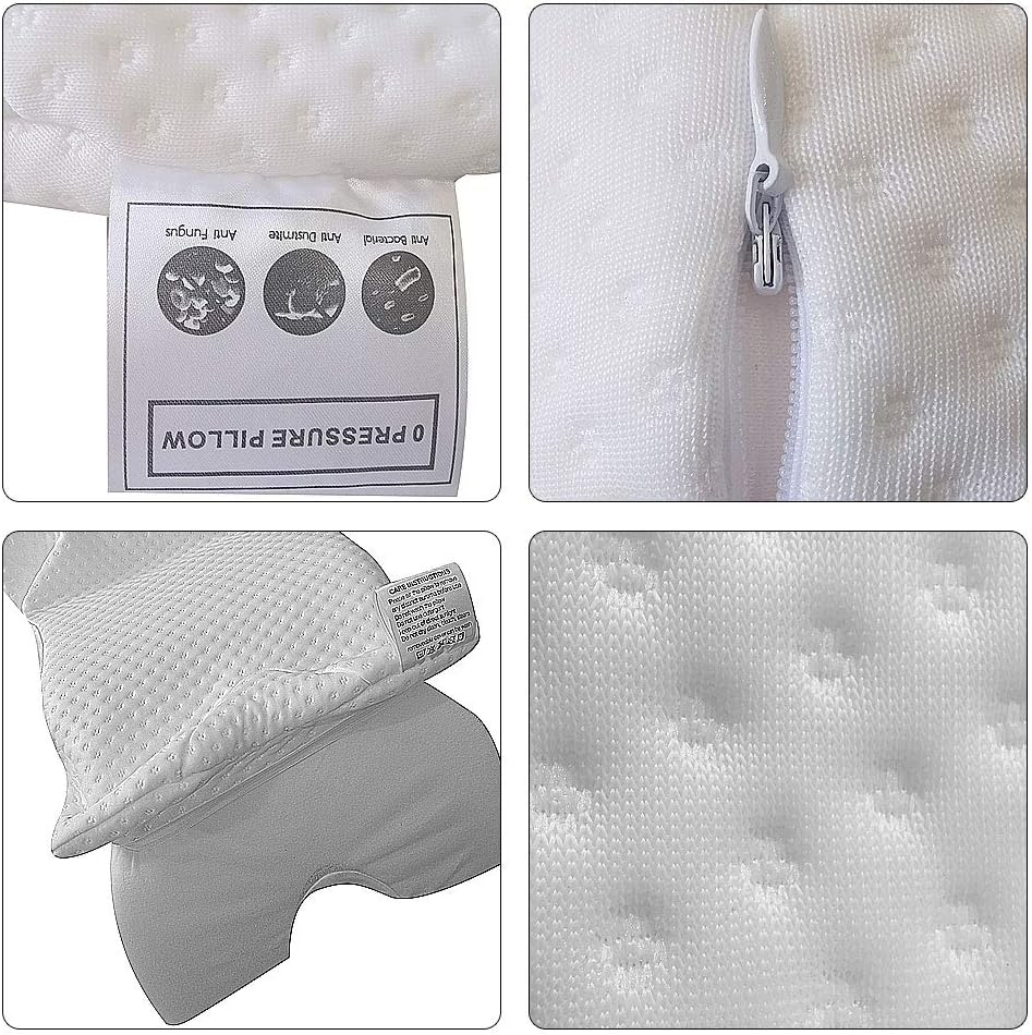 Seitenschläferkissen für Paar Entspannender Arm, Memory Foam Gewölbtes Kissen, U förmiges Nackenkiss