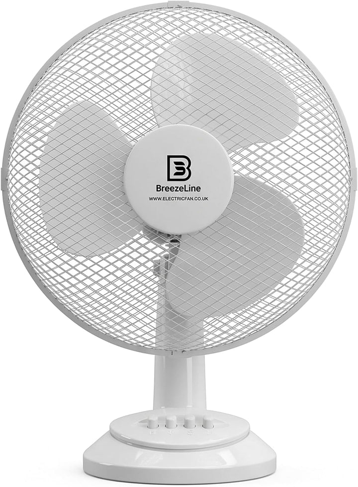 Tischventilator 30 cm mit EnergySilence 3 Geschwindigkeitsmodi 90° Oszillation 40° Neigung hochwerti