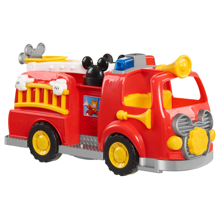 Just Play Disney Junior Mickey Mouse Feuerwehrauto mit Licht und Sound lustige Mickey-Sprüche und Fe