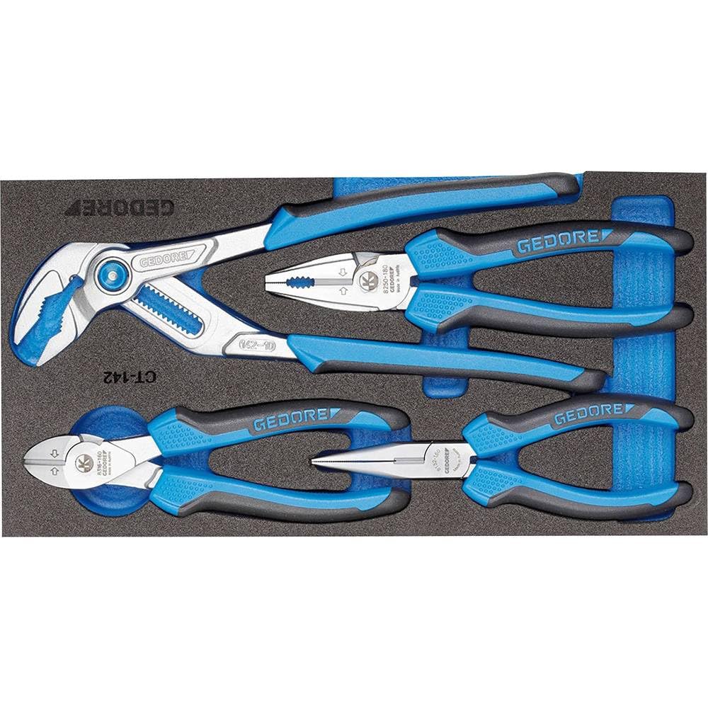 Gedore 1500 CT1-142 VDE Zangensatz im 13 Check Tool-Modul