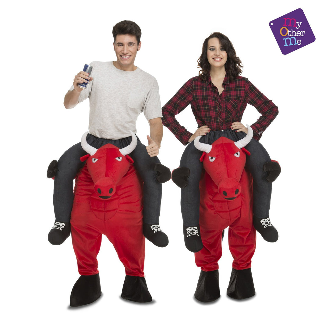 Festartikel Einheitsgrösse Huckepack-Kostüm Stier, Einheitsgrösse Huckepack-Kostüm Stier