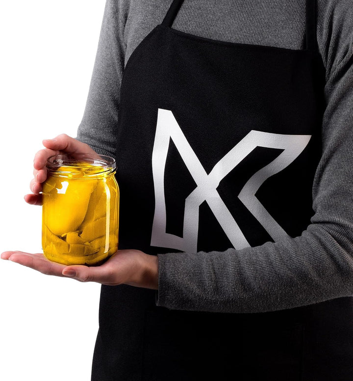 KADAX 24er Set Einmachgläser 540ml TO82 Vege, Sturzgläser Mason Jar mit Schraubdeckel, Luftdichte Tw