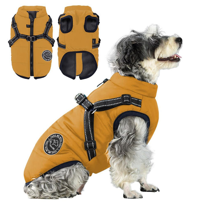 Savlot Hundejacke Winterweste Jacken Hundemantel Hundepullover Haustier Skifahren Kostüm Ärmellose B