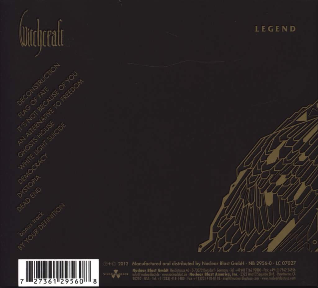 Legend, Audio-CD