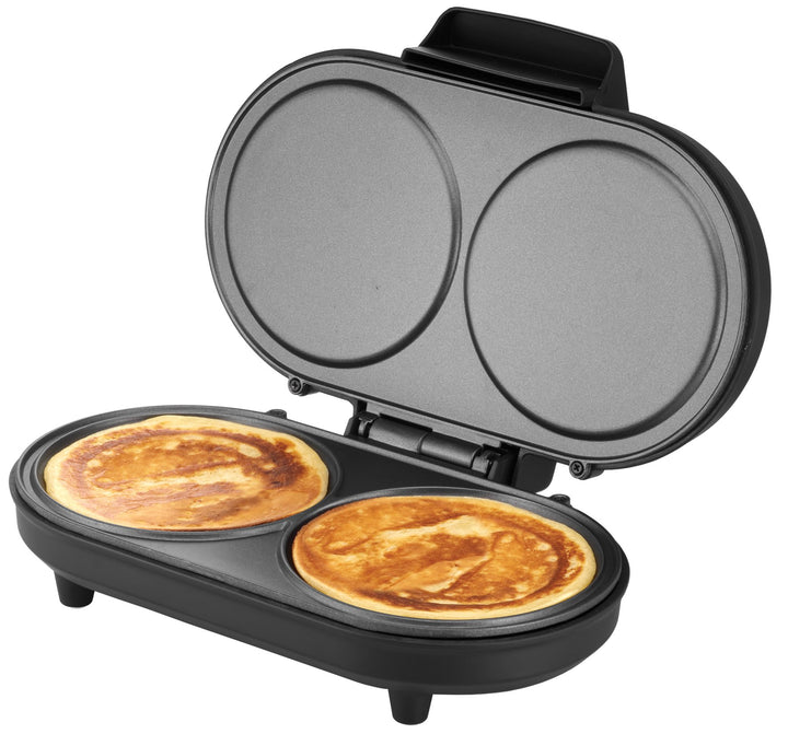 Unold 48165 PANCAKE-MAKER American, Kunststoff, Schwarz/Edelstahl